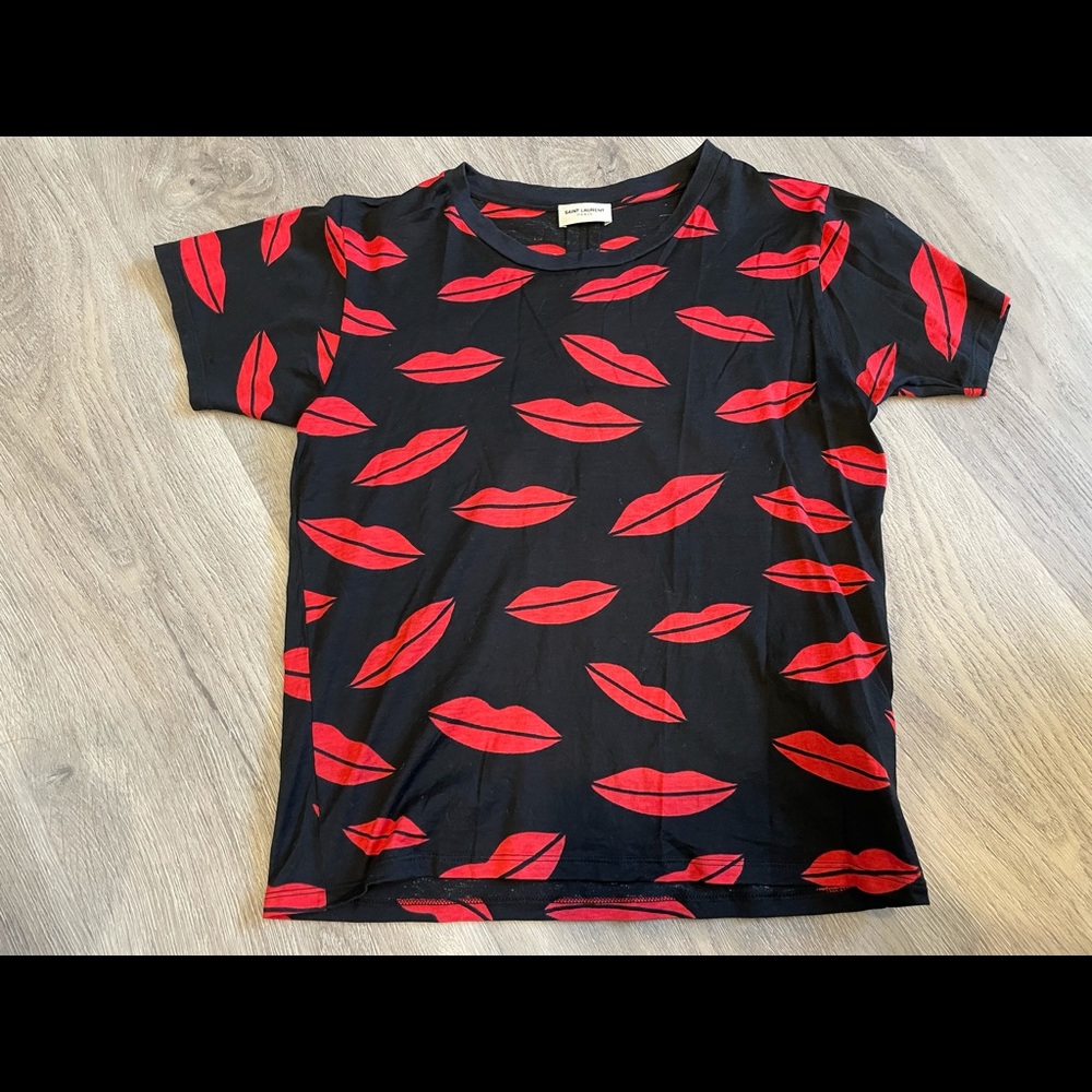 100% authentic saint laurent Paris t-shirt